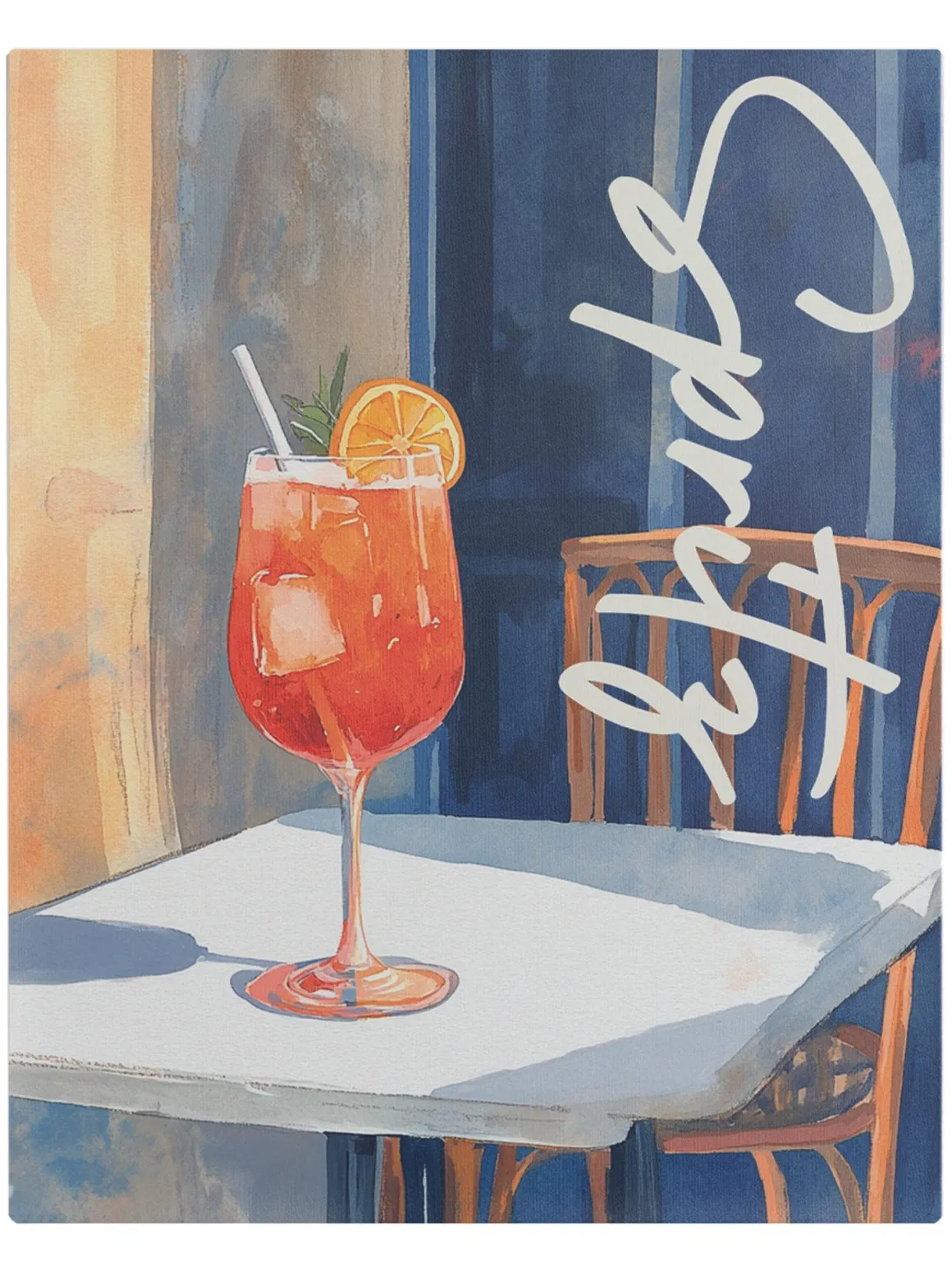 TOILE MURALE 40X50CM DECOR SPRITZ
