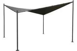 TONNELLE CERTELI 4X4M GRAPHITE ARDOISE