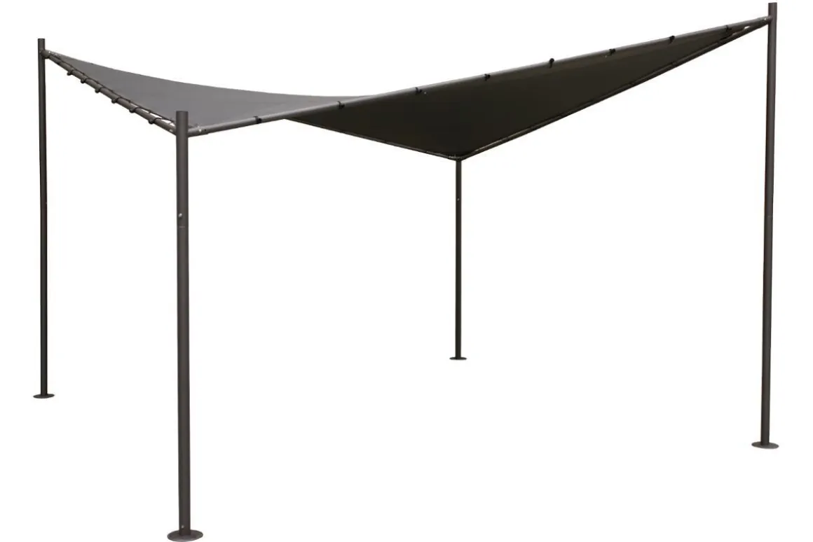 TONNELLE CERTELI 4X4M GRAPHITE ARDOISE