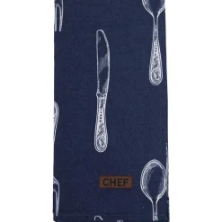 TORCHON CHEF CHENONCEAU 50X70CM BLEU