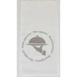 TORCHON IMP JEANNE 50X70CM COTON BLANC CLOCHE