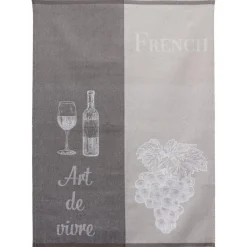 TORCHON JACQUARD 50X70CM COTON ST EMILION