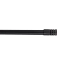 TRINGLE EXTENSIBLE BISTROT 135X225CM EMBOUT NOIR SATINE