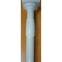 TRINGLE EXTENSIBLE ENTRE MURS D22 110 200CM BLANC ET OR