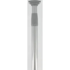 TRINGLE EXTENSIBLE ENTRE MURS D22 110 200CM ARGENT