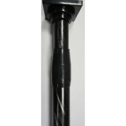 TRINGLE EXTENSIBLE ENTRE MURS D22 70 120CM NOIR ET ARGENT