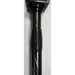 TRINGLE EXTENSIBLE ENTRE MURS D22 135 250CM NOIR ET ARGENT