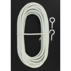 TRINGLE RESSORT GAINE 5M X1 BLANC