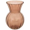 VASE BOULE ALAIS VERRE AMBRE H.22CM