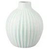 VASE BOULE CERAMIQUE LIGNE RELIEF 16.7X16.7X18.8CM