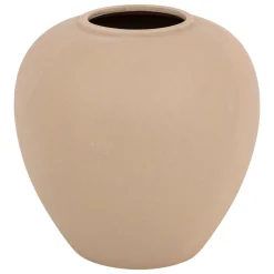 VASE BOULE RILY CERAMIQUE NUDE H.22CM