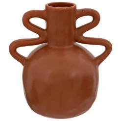 VASE CERAMIQUE OLME  CANNELLE H.20CM