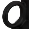 VASE CERAMIQUE OLME NOIR H.22CM