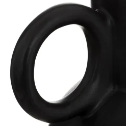 VASE CERAMIQUE OLME NOIR H.22CM