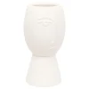VASE CERAMIQUE VISAGE PAM H.19.8CM