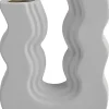 VASE CERAMIQUE WAVE BLANC TAILLE 13X4.8X21.5CM