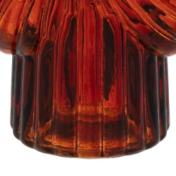 VASE COQUILLAGE VERRE RUBY H.25CM