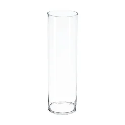 VASE CYLINDRE TRANSPARENT CLEAR H.50CM