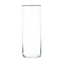 VASE CYLINDRE TRANSPARENT H.40CM
