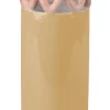 VASE DOLOMITE JAUNE ET ROSE 10.7X10.7X20.5CM