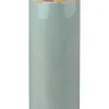VASE DOLOMITE VERT ET JAUNE 11.5X11.5X24.5CM