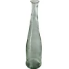 VASE LONG VERRE RECYCLE KAKI H.80CM