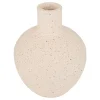 VASE MAGNESIE BOULE TED BLANC H.43CM