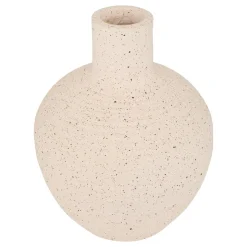 VASE MAGNESIE BOULE TED BLANC H.43CM