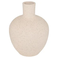 VASE MAGNESIE BOULE TED BLANC H.33CM