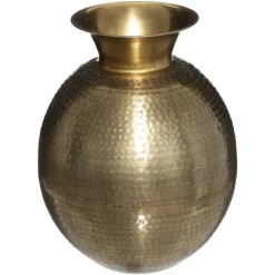 VASE METAL BOMBE OASIS H.40CM