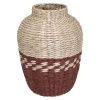 VASE NATUREL BICOLORE CARMEN D.25X32CM