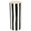 VASE RAYE EDRIC CERAMIQUE NOIR H.30CM