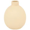 VASE RILY CERAMIQUE BEIGE H.18CM