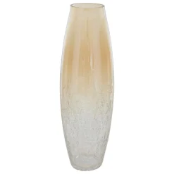 VASE VERRE CRAQUELE ALEXIS DORE H.39CM