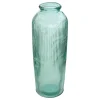 VASE VERRE RECYCLE LUZ VERT H.72CM