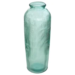 VASE VERRE RECYCLE LUZ VERT H.72CM