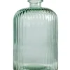 VASE VERRE RECYCLE LUZ VERT H.23CM