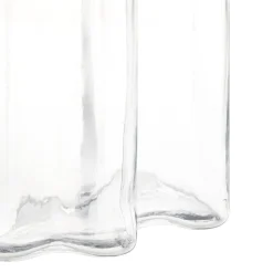 VASE VERRE VAGUE KADE TRANSPARENT H.25CM