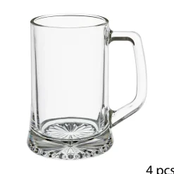 VERRE A BIERE X4 ANSE