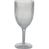 VERRE A PIEDS RELIEF 35CL TRANSPARENT