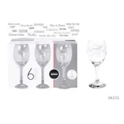 6 VERRES WRITER 24.5CL