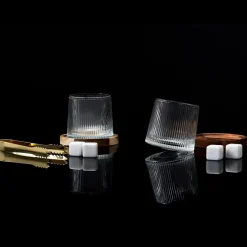 VERRE WHISKY SUPPORT ACACIA X2 PIECES