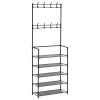 VESTIAIRE D ENTREE 8 PATERES 5 ETAGERES