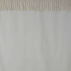 VOILAGE COTON MACRA IVOIRE 140X260CM