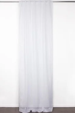 VOILAGE ELAURA BLANC 135X300CM GALON FRONCEUR PATTE CACHEE