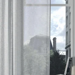 VOILAGE FRED A OEILLETS GRIS 140X240CM
