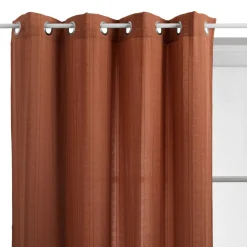 VOILAGE NOA SEERSUCKER TERRACOTTA 140X240CM